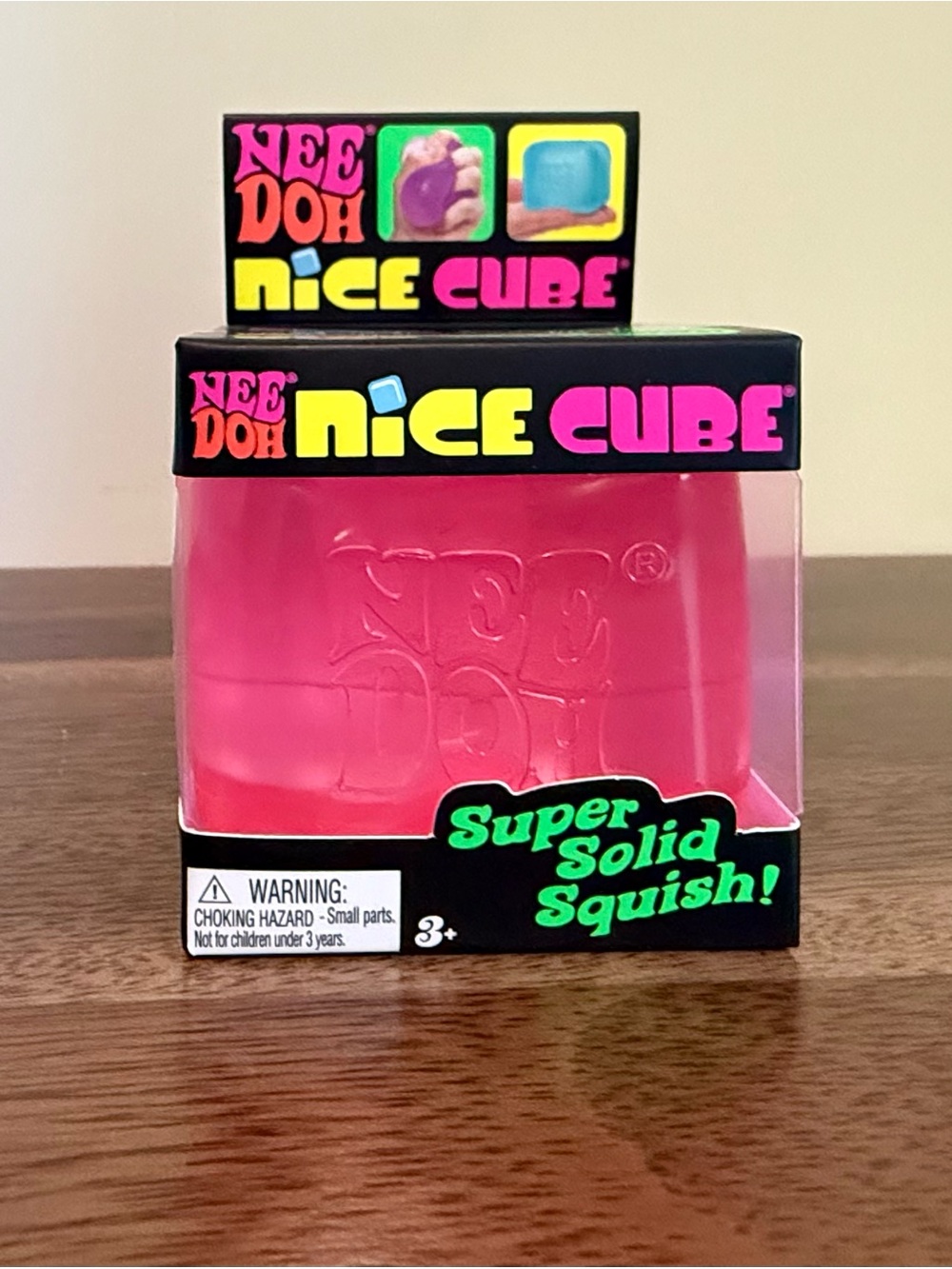 NeeDoh Nice Cube Purple NEE DOH Sensory Fidget Toy NEW Schylling
